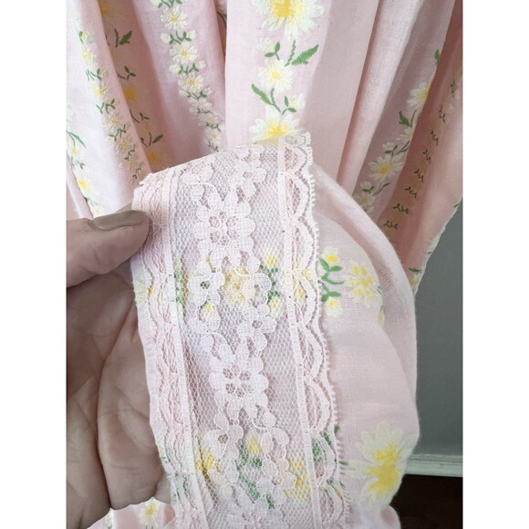 Vintage 90s Y2K Maxi Slip Dress 12 Fairy Grunge Whimsigoth Dainty Witchy Boho - Picture 9 of 12